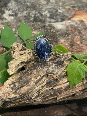 Sodalite 925 Sterling Silver Ring